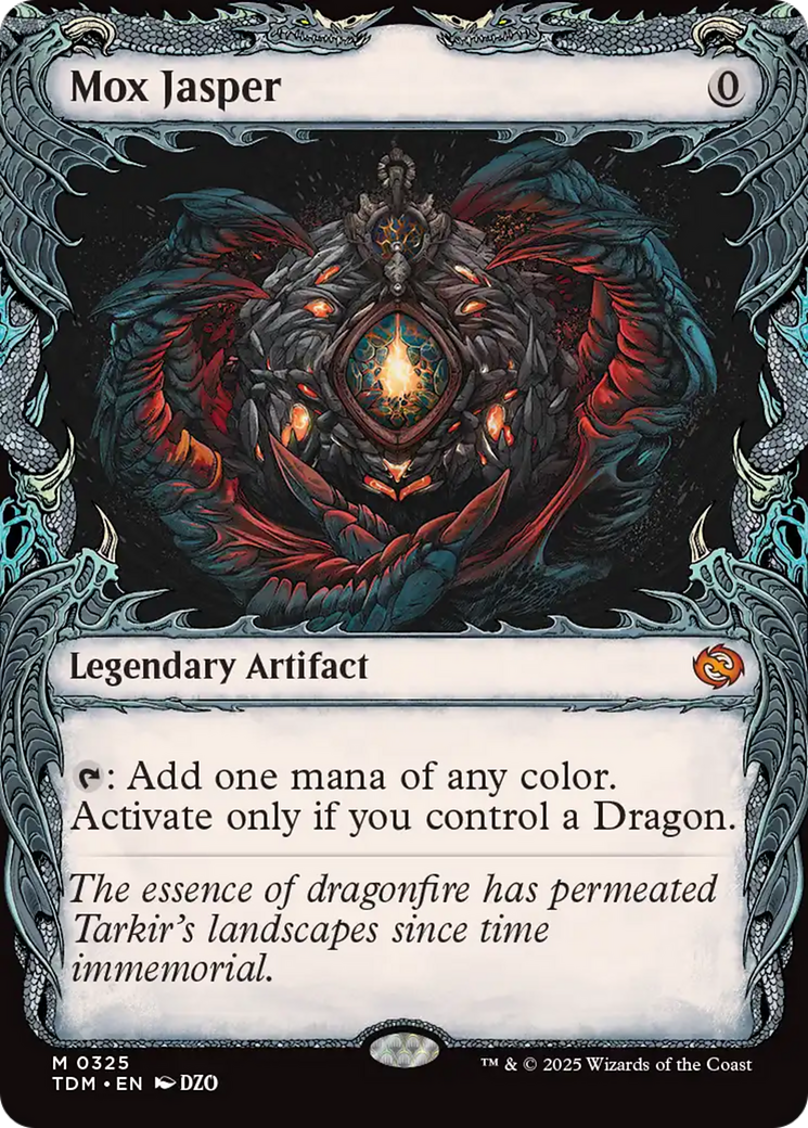 Mox Jasper (Showcase) [Tarkir: Dragonstorm] Foil