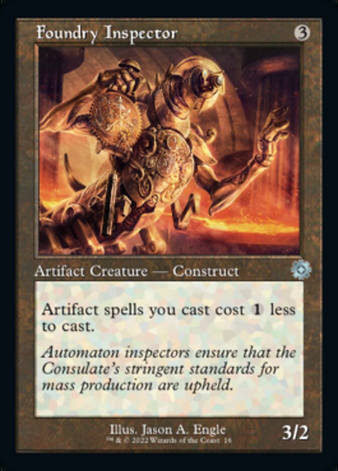 Foundry Inspector (Retro) [The Brothers' War Retro Artifacts] Foil