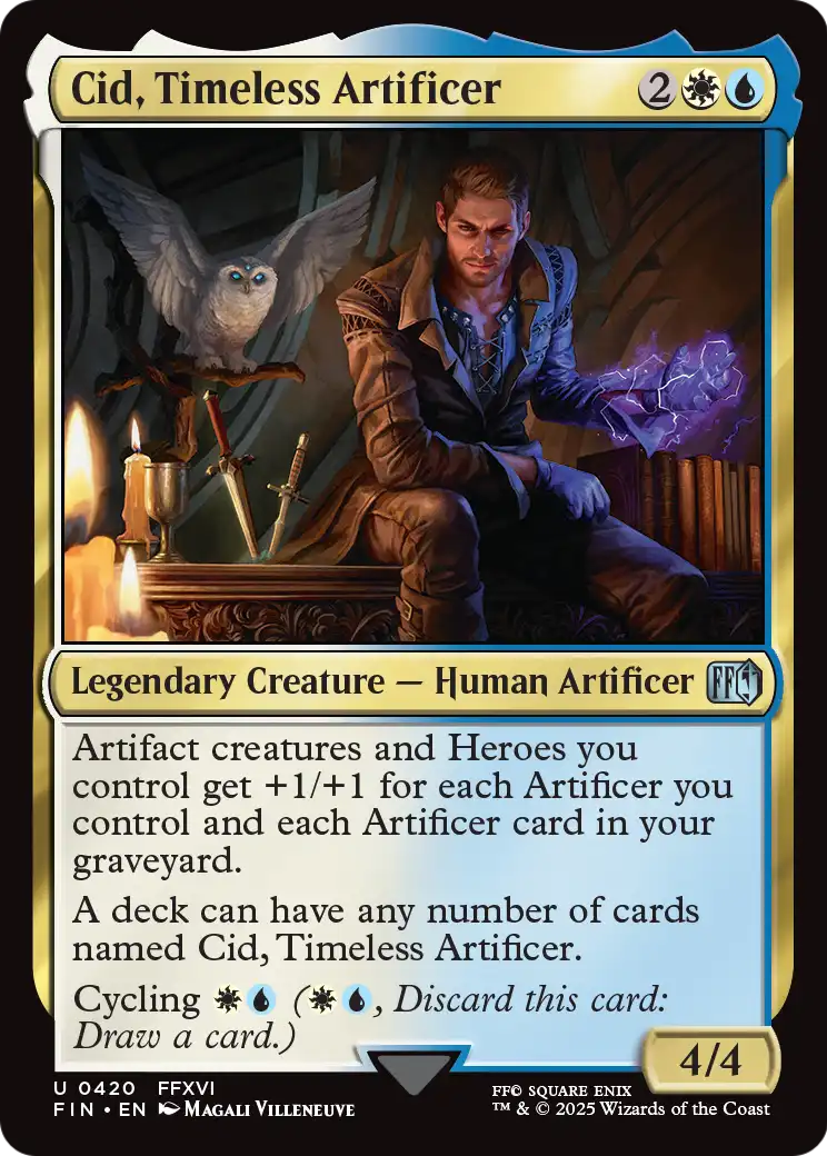 Cid, Timeless Artificer (0420) [FINAL FANTASY] Foil