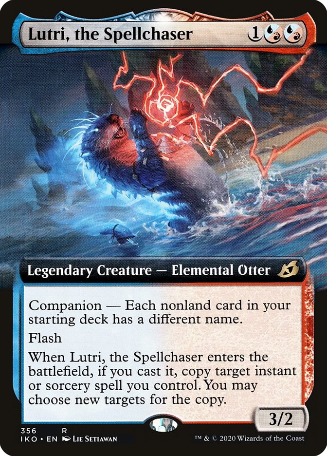 Lutri, the Spellchaser (Extended Art) [Ikoria: Lair of Behemoths] Foil
