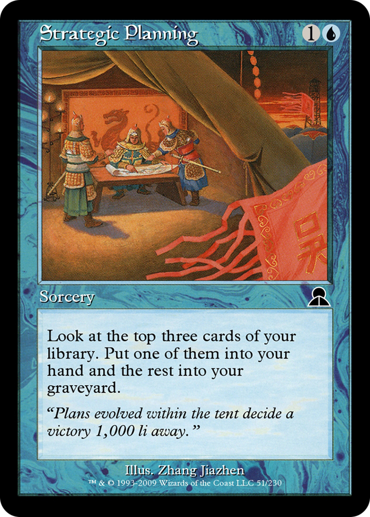 Strategic Planning  [Masters Edition III] Foil