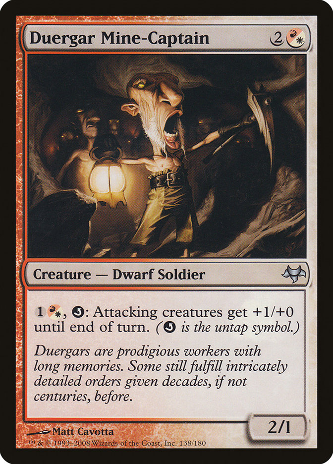 Duergar Mine-Captain [Eventide] Foil