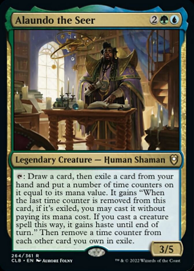 Alaundo the Seer [Commander Legends: Battle for Baldur's Gate] Foil