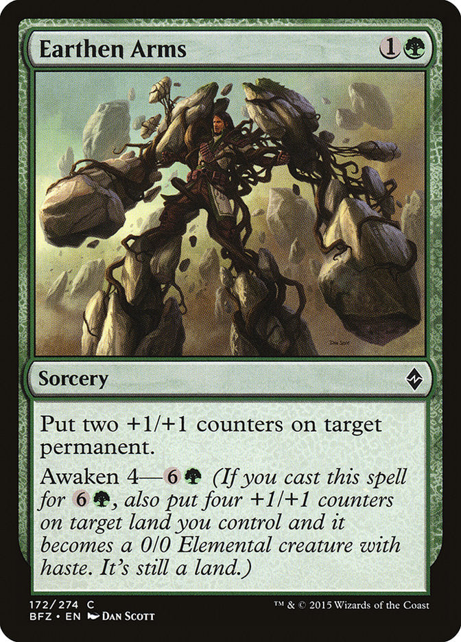 Earthen Arms [Battle for Zendikar] Foil