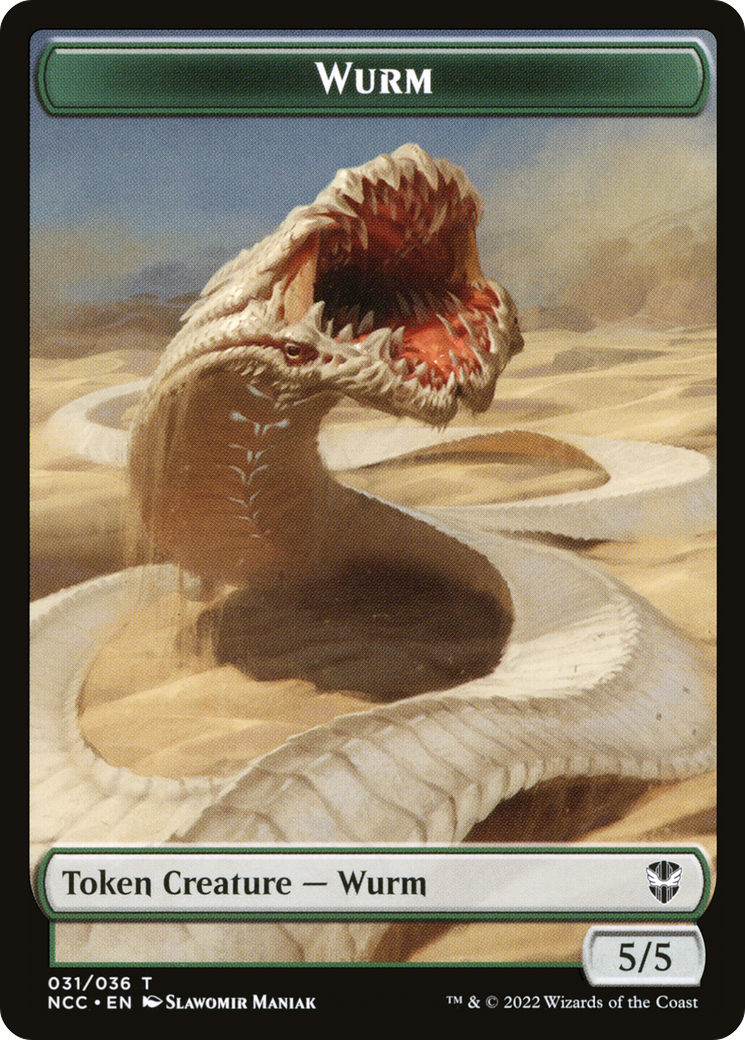Wurm  [New Capenna Commander Tokens] Foil