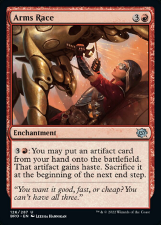 Arms Race [The Brothers' War] Foil