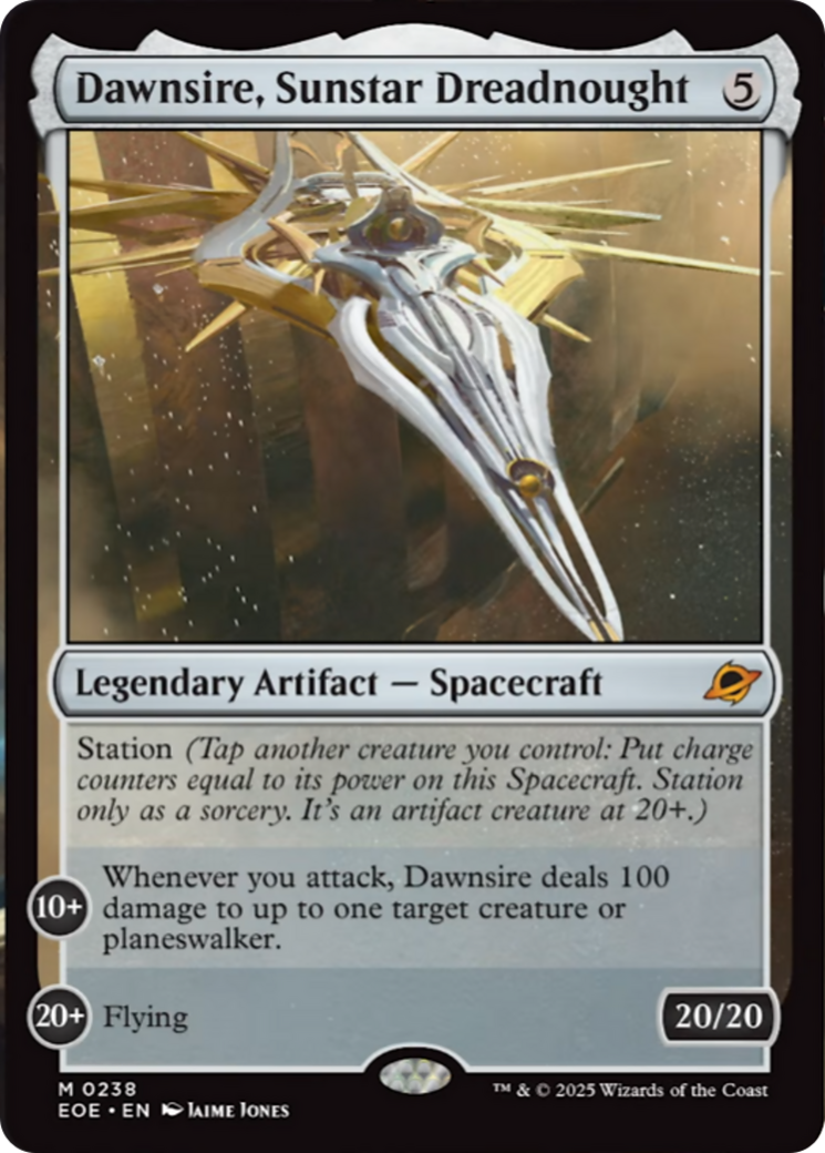 Dawnsire, Sunstar Dreadnought [Edge of Eternities] Foil