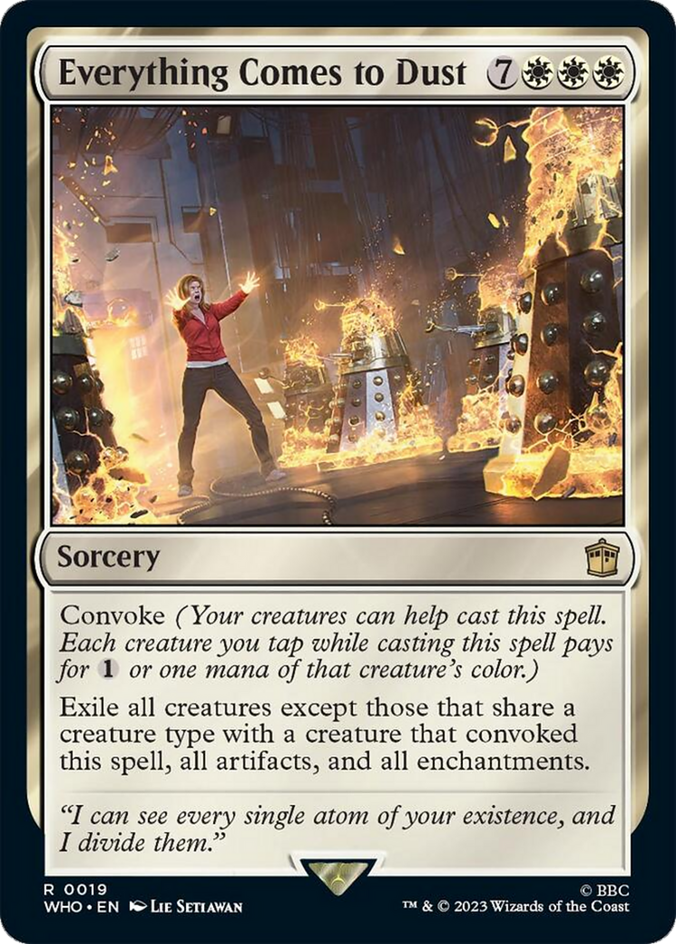 Everything Comes to Dust [Doctor Who] Foil