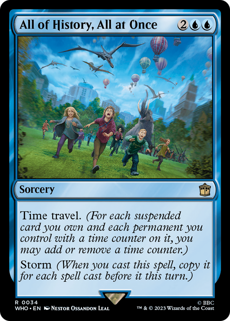 All of History, All at Once [Doctor Who] Foil