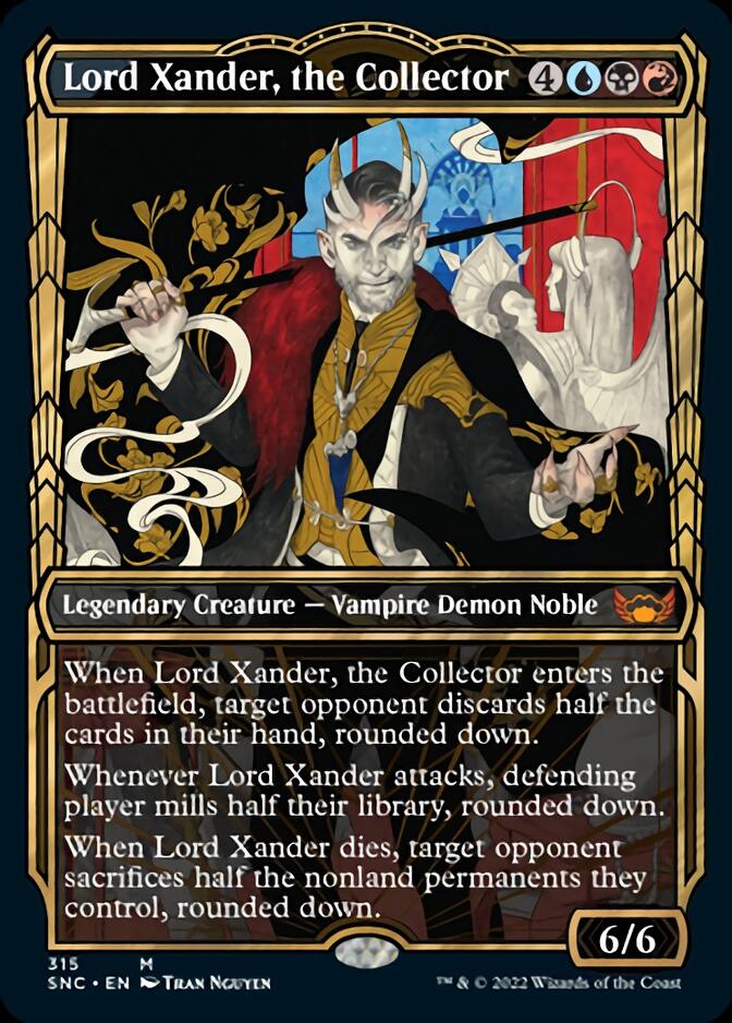 Lord Xander, the Collector (Showcase Golden Age) [Streets of New Capenna] Foil