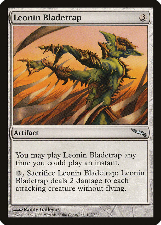 Leonin Bladetrap [Mirrodin] Foil
