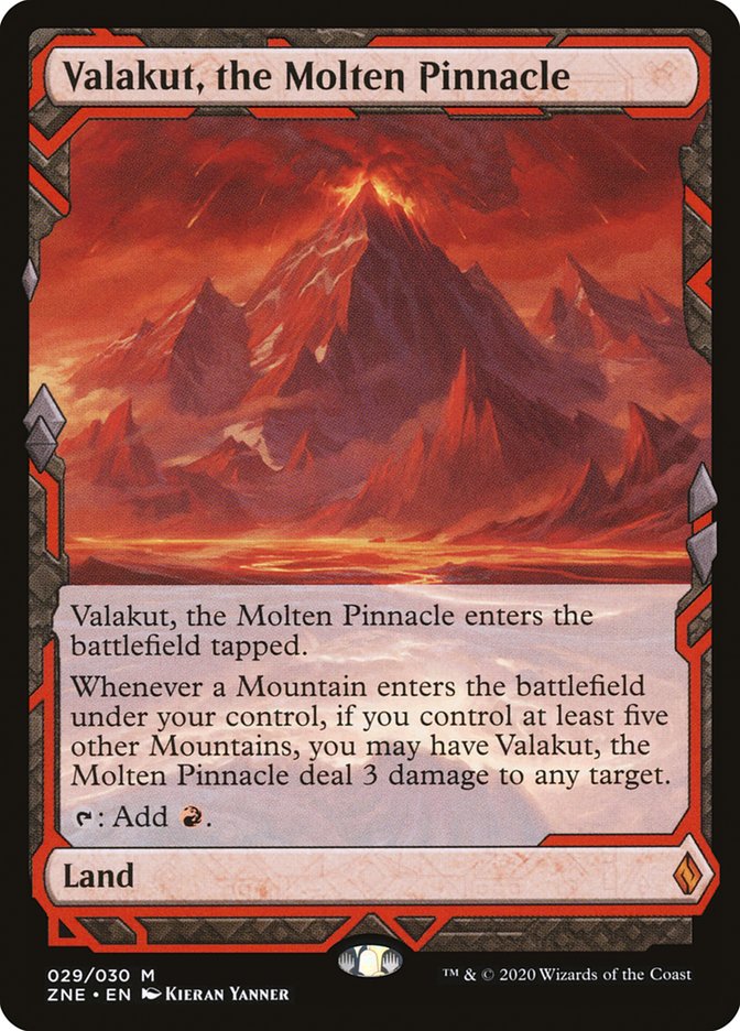 Valakut, the Molten Pinnacle (Expeditions) [Zendikar Rising Expeditions] Foil