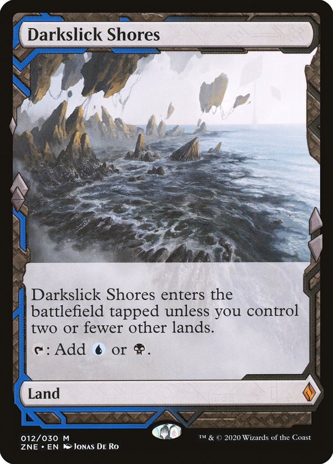 Darkslick Shores (Expeditions) [Zendikar Rising Expeditions] Foil