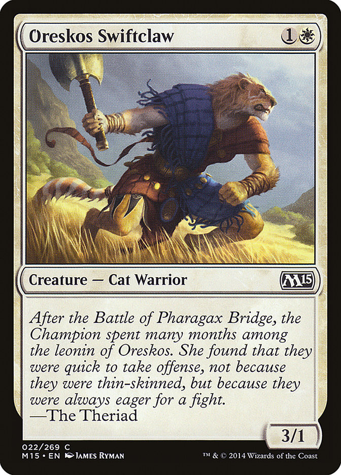 Oreskos Swiftclaw [Magic 2015] Foil