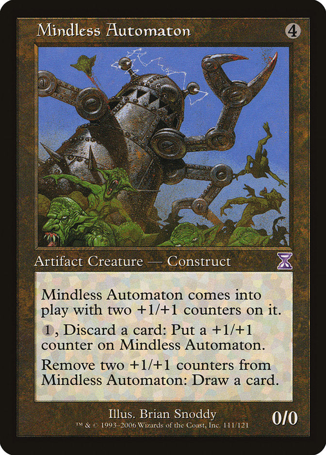 Mindless Automaton [Time Spiral Timeshifted] Foil