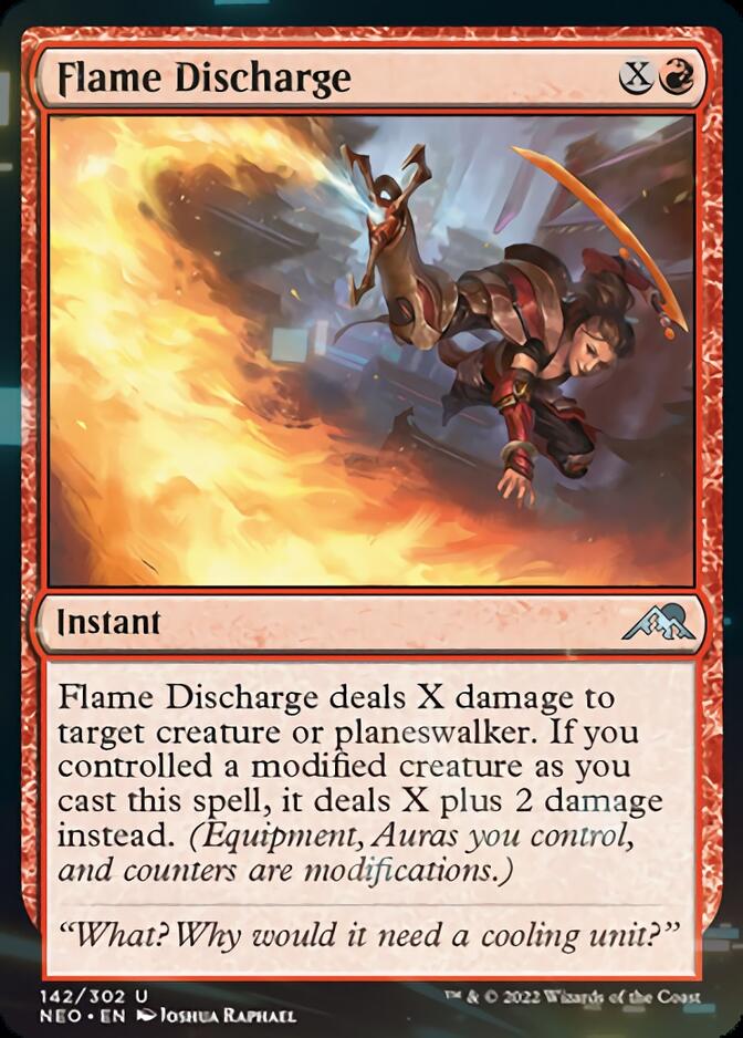 Flame Discharge [Kamigawa: Neon Dynasty] Foil