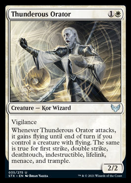 Thunderous Orator [Strixhaven: School of Mages] Foil