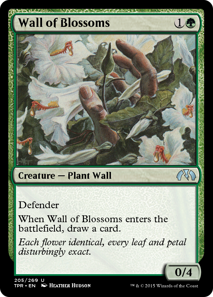 Wall of Blossoms  [Tempest Remastered] Foil