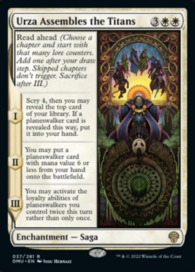 Urza Assembles the Titans [Dominaria United] Foil