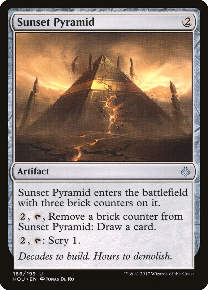 Sunset Pyramid [Hour of Devastation] Foil