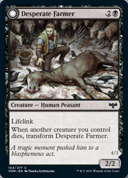 Desperate Farmer // Depraved Harvester [Innistrad: Crimson Vow] Foil