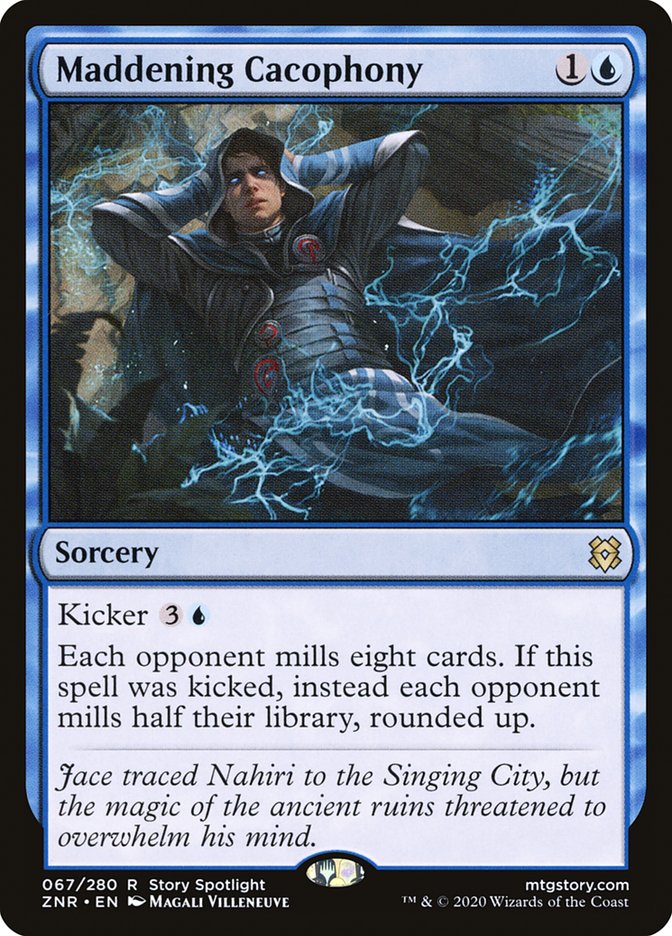 Maddening Cacophony [Zendikar Rising] Foil