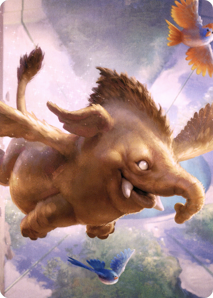 Lulu, Loyal Hollyphant // Lulu, Loyal Hollyphant  [Battle for Baldur's Gate Art Series] (Borderless)