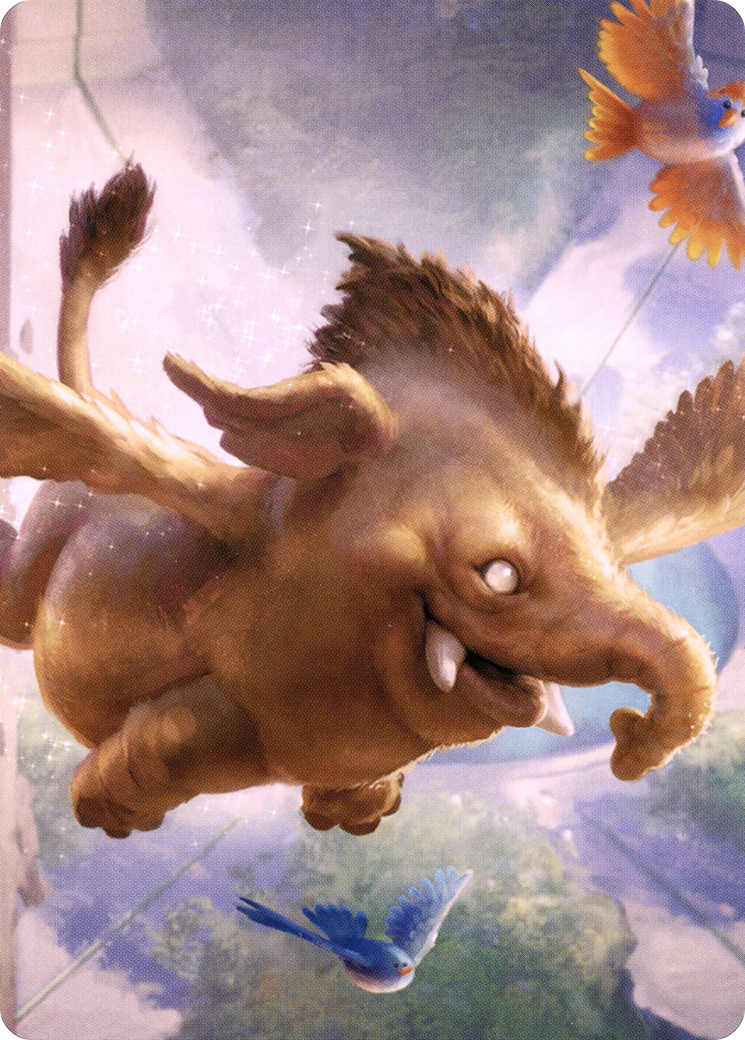 Lulu, Loyal Hollyphant // Lulu, Loyal Hollyphant  [Battle for Baldur's Gate Art Series] (Borderless) Foil