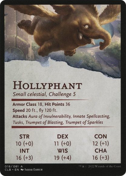 Lulu, Loyal Hollyphant // Lulu, Loyal Hollyphant  [Battle for Baldur's Gate Art Series] (Borderless) Foil