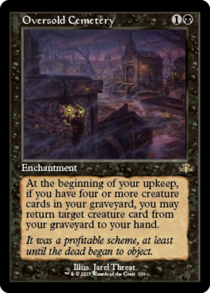 Oversold Cemetery (Retro) [Dominaria Remastered] Foil