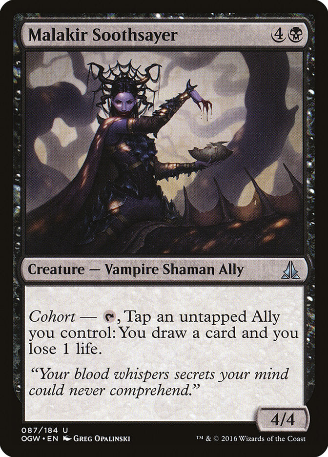Malakir Soothsayer [Oath of the Gatewatch] Foil