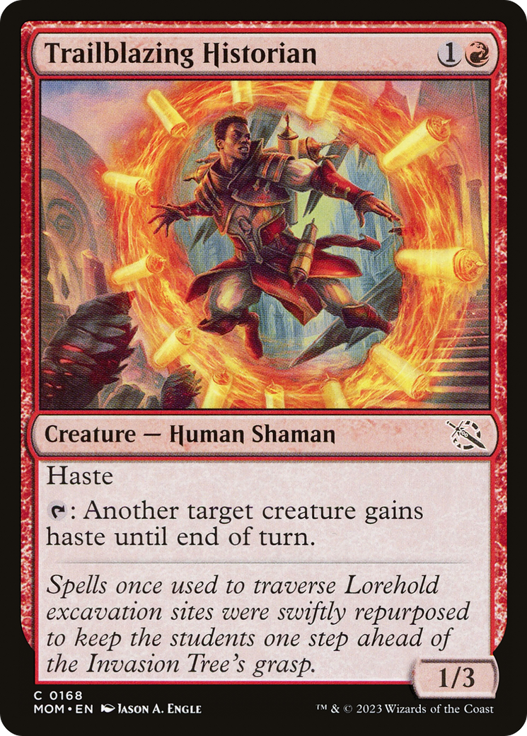 Trailblazing Historian [March of the Machine] Foil