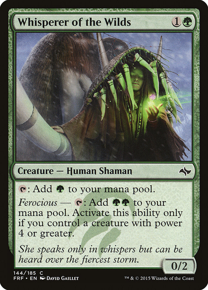 Whisperer of the Wilds [Fate Reforged] Foil