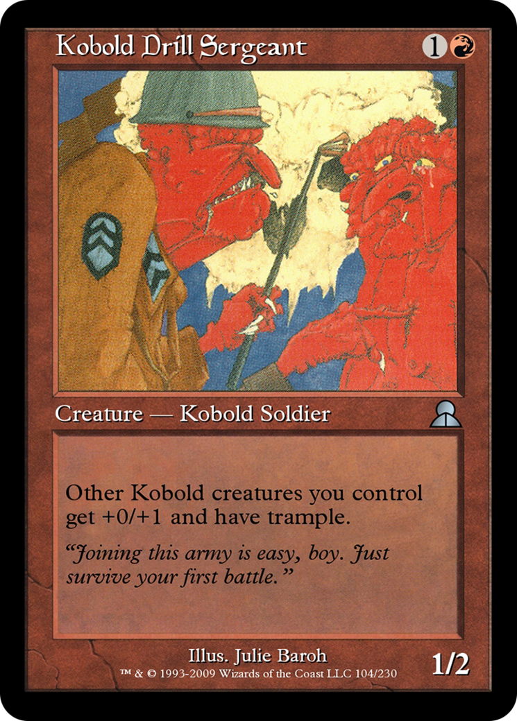 Kobold Drill Sergeant  [Masters Edition III] Foil