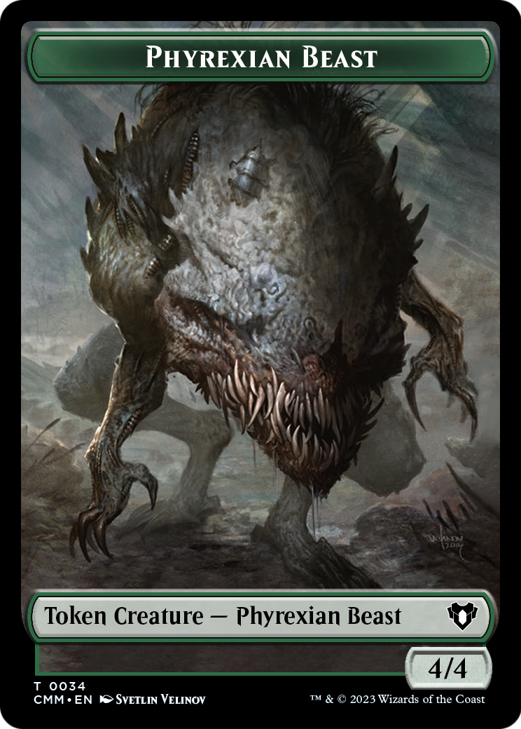Phyrexian Beast  [Commander Masters Tokens]