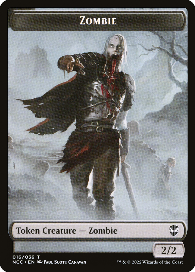 Zombie  [New Capenna Commander Tokens] Foil