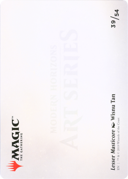 Lesser Masticore // Lesser Masticore  [Modern Horizons Art Series] (Borderless)