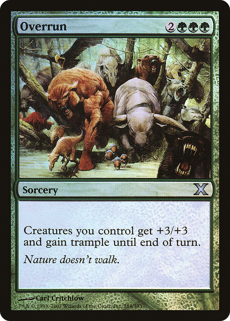 Overrun  [Tenth Edition] Foil