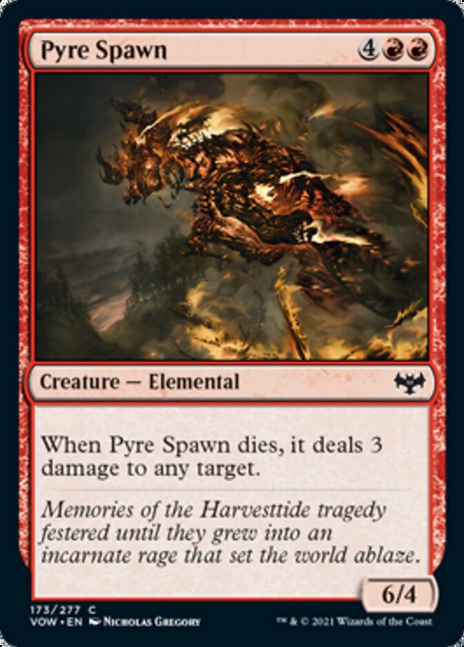 Pyre Spawn [Innistrad: Crimson Vow] Foil