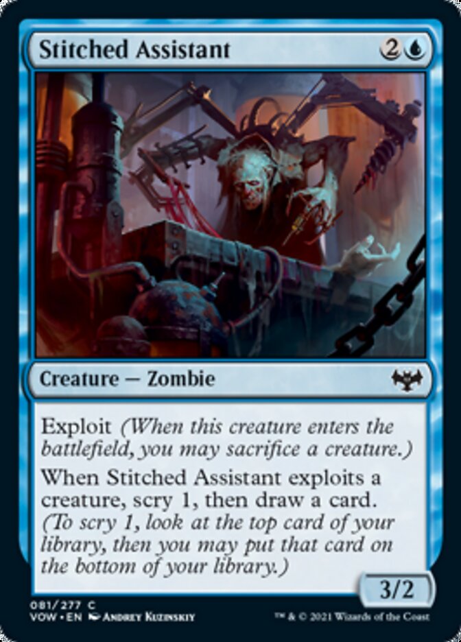 Stitched Assistant [Innistrad: Crimson Vow] Foil