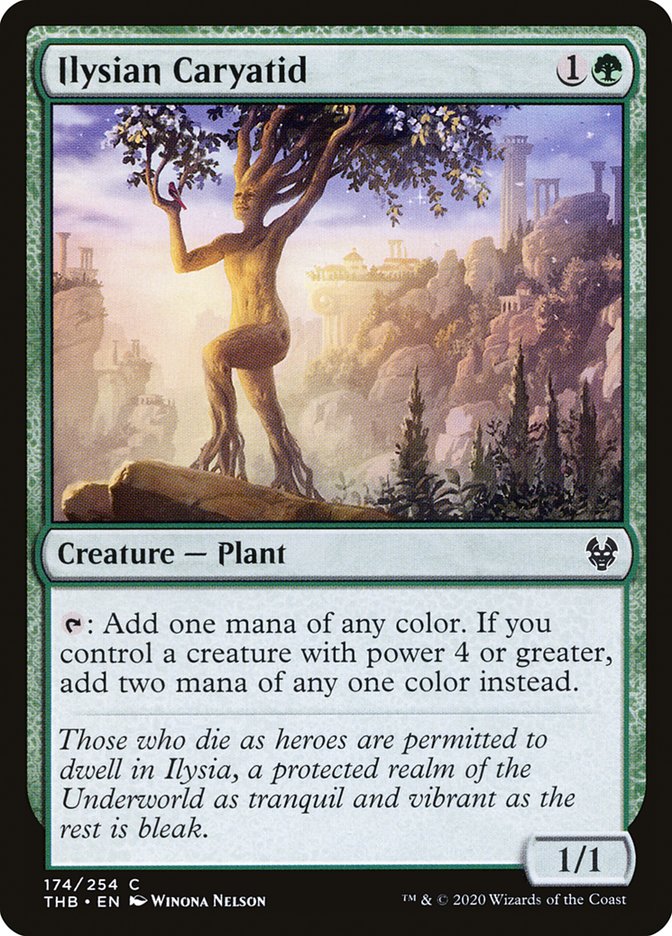 Ilysian Caryatid [Theros Beyond Death] Foil