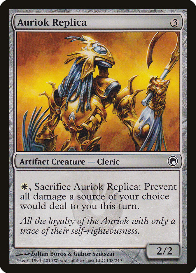 Auriok Replica [Scars of Mirrodin] Foil