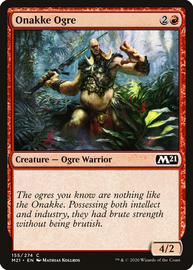 Onakke Ogre [Core Set 2021] Foil