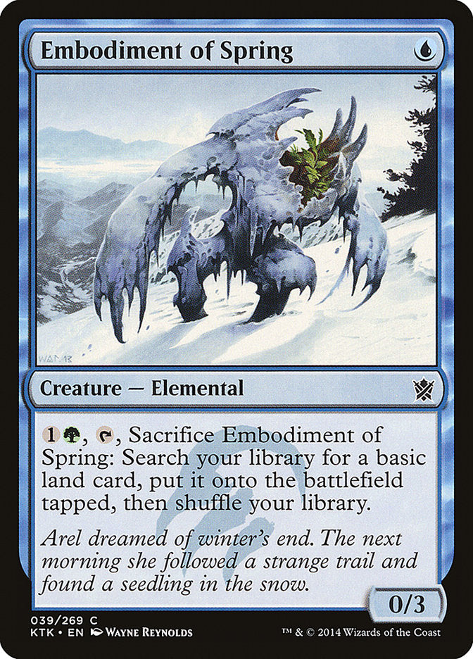 Embodiment of Spring [Khans of Tarkir] Foil