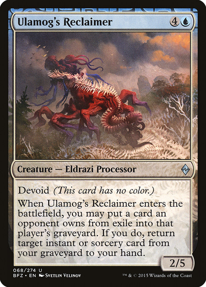 Ulamog's Reclaimer [Battle for Zendikar] Foil
