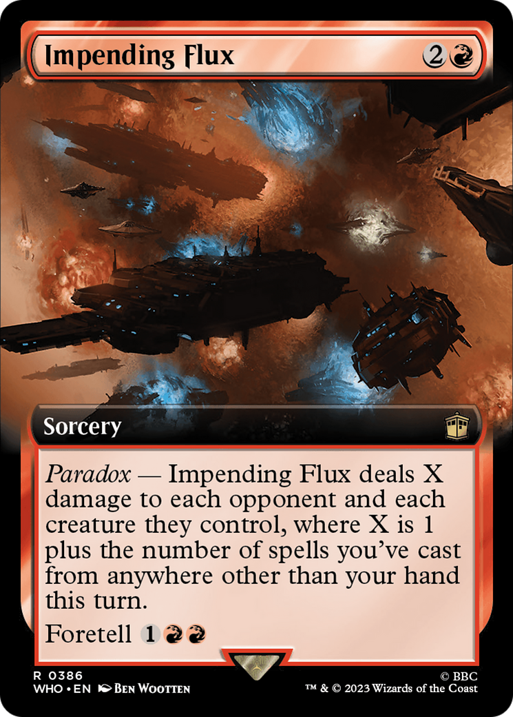 Impending Flux (Extended Art) [Doctor Who] Foil