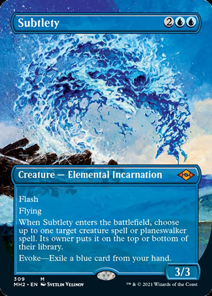 Subtlety (Borderless Alternate Art) [Modern Horizons 2] Foil