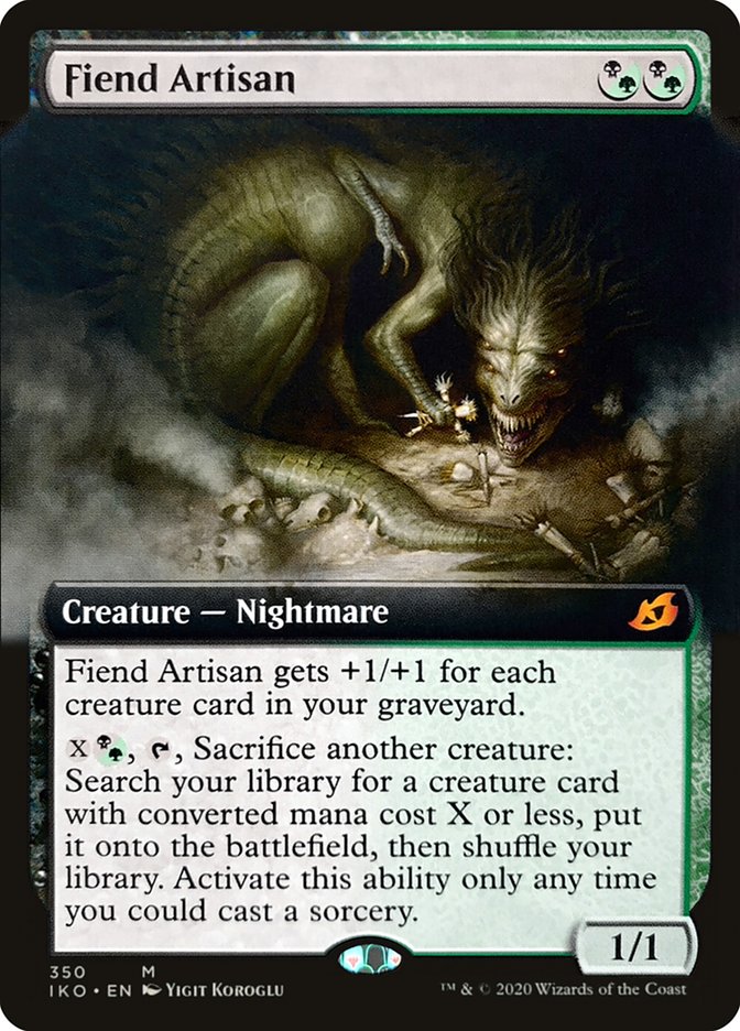 Fiend Artisan (Extended Art) [Ikoria: Lair of Behemoths] Foil
