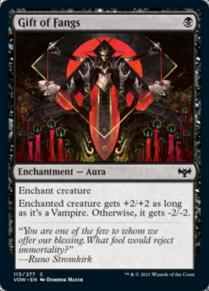 Gift of Fangs [Innistrad: Crimson Vow] Foil