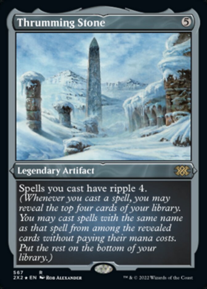 Thrumming Stone (Foil Etched) [Double Masters 2022]